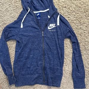 Nike Hooded Zip Up Sweatshirt